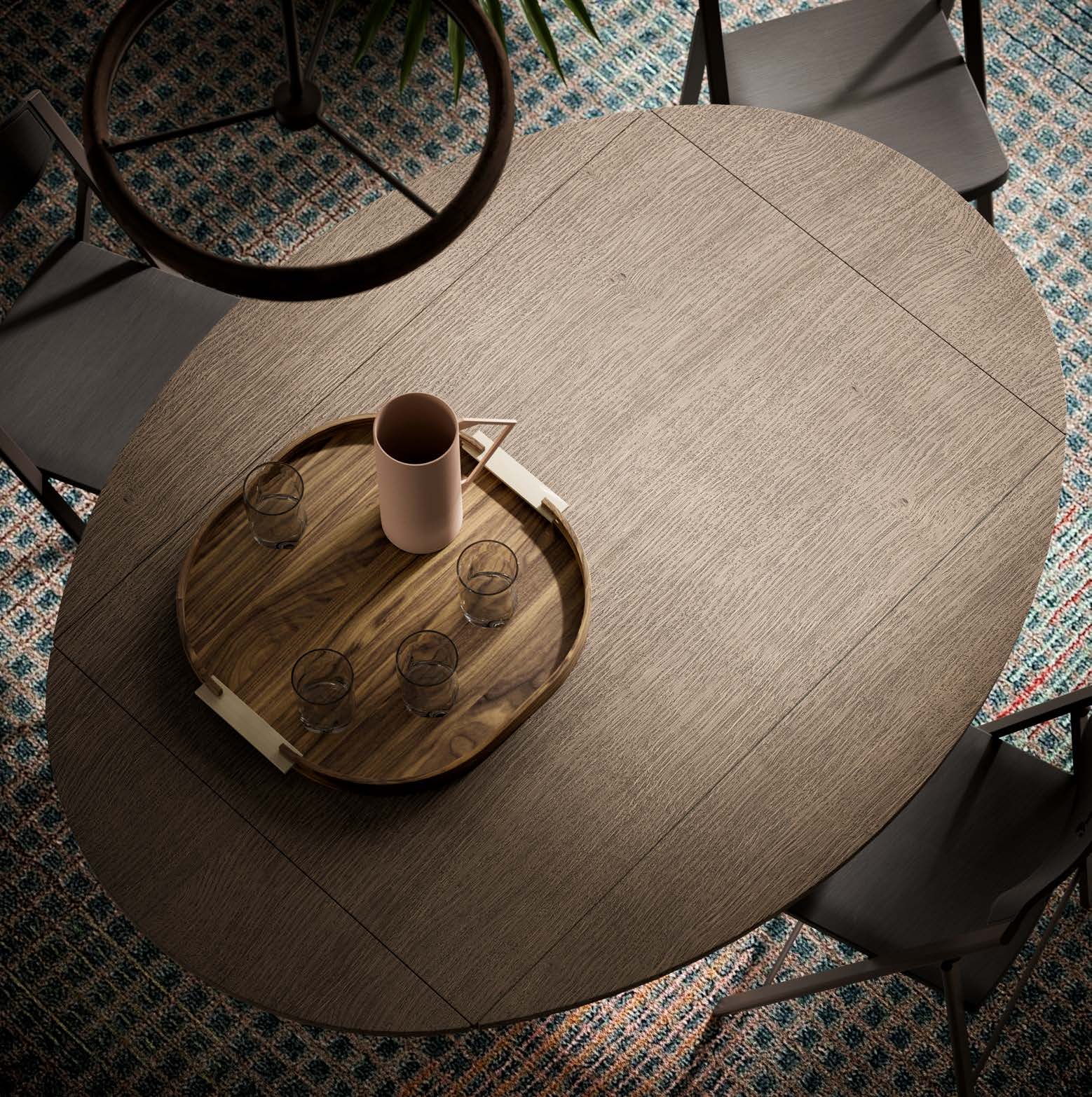 Ellis Round, Coffee to dining table - Bonbon Compact Living