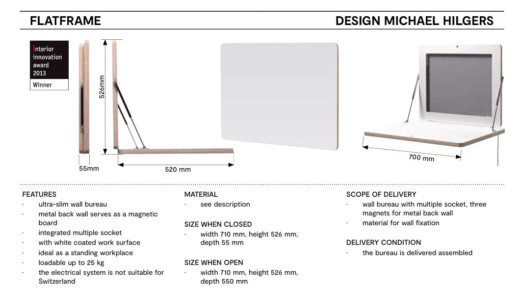 FLATFRAME home office, home office - Bonbon Compact Living