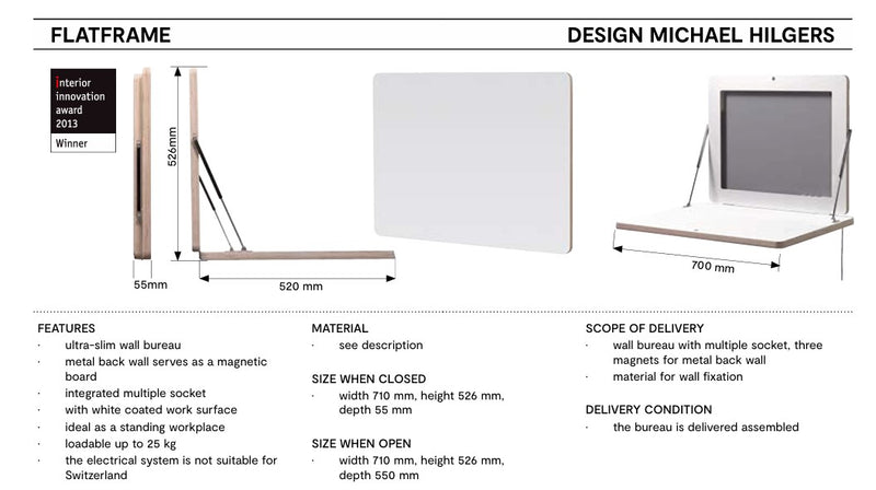 FLATFRAME home office, home office - Bonbon Compact Living