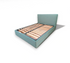 Teddy storage bed, ottoman bed with headboard - Bonbon Compact Living London UK