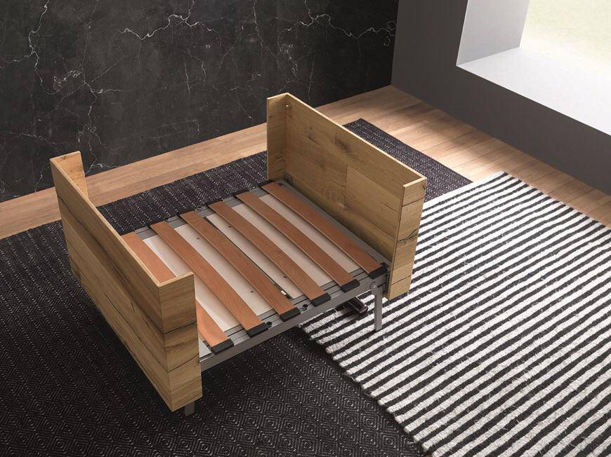 Boxy bed, Coffee to dining table - Bonbon Compact Living