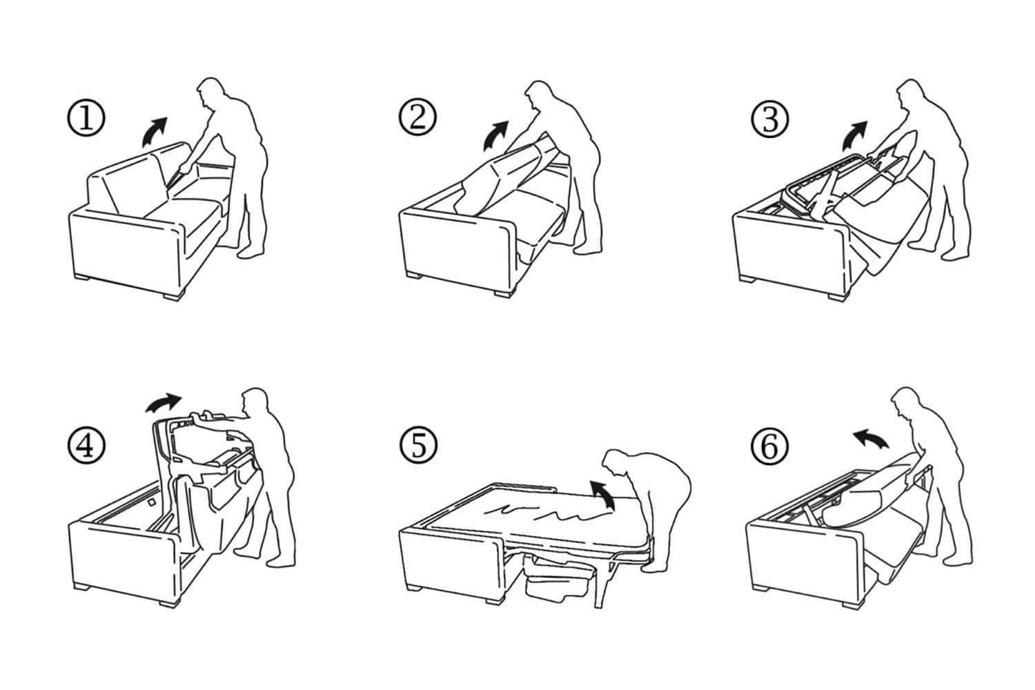 Groove, Sofa or sofa bed - Bonbon Compact Living