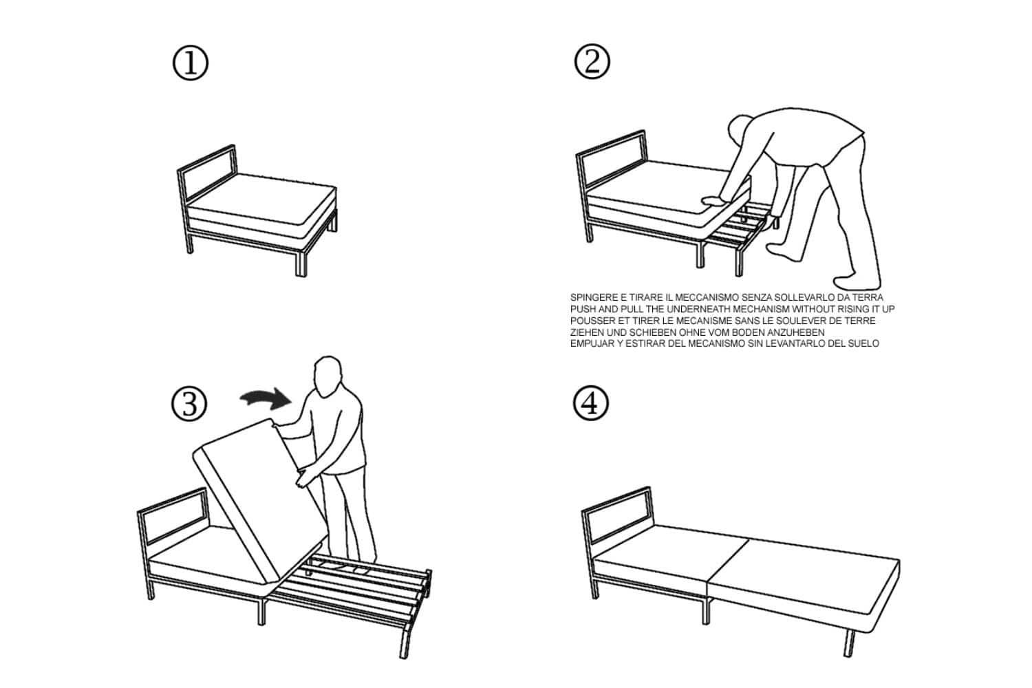 Willy, Sofa or sofa bed - Bonbon Compact Living