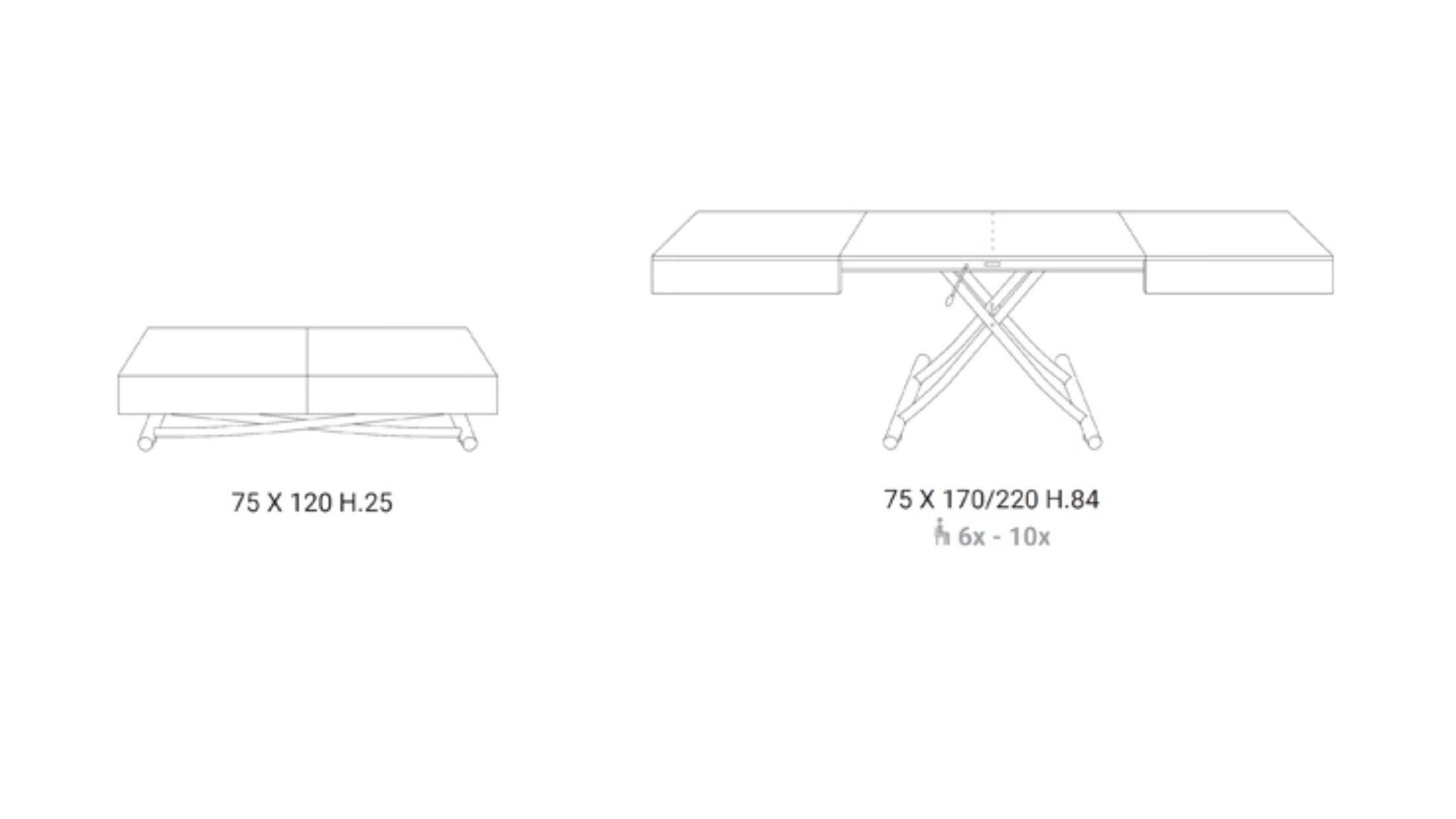 Box, Coffee to dining table - Bonbon Compact Living