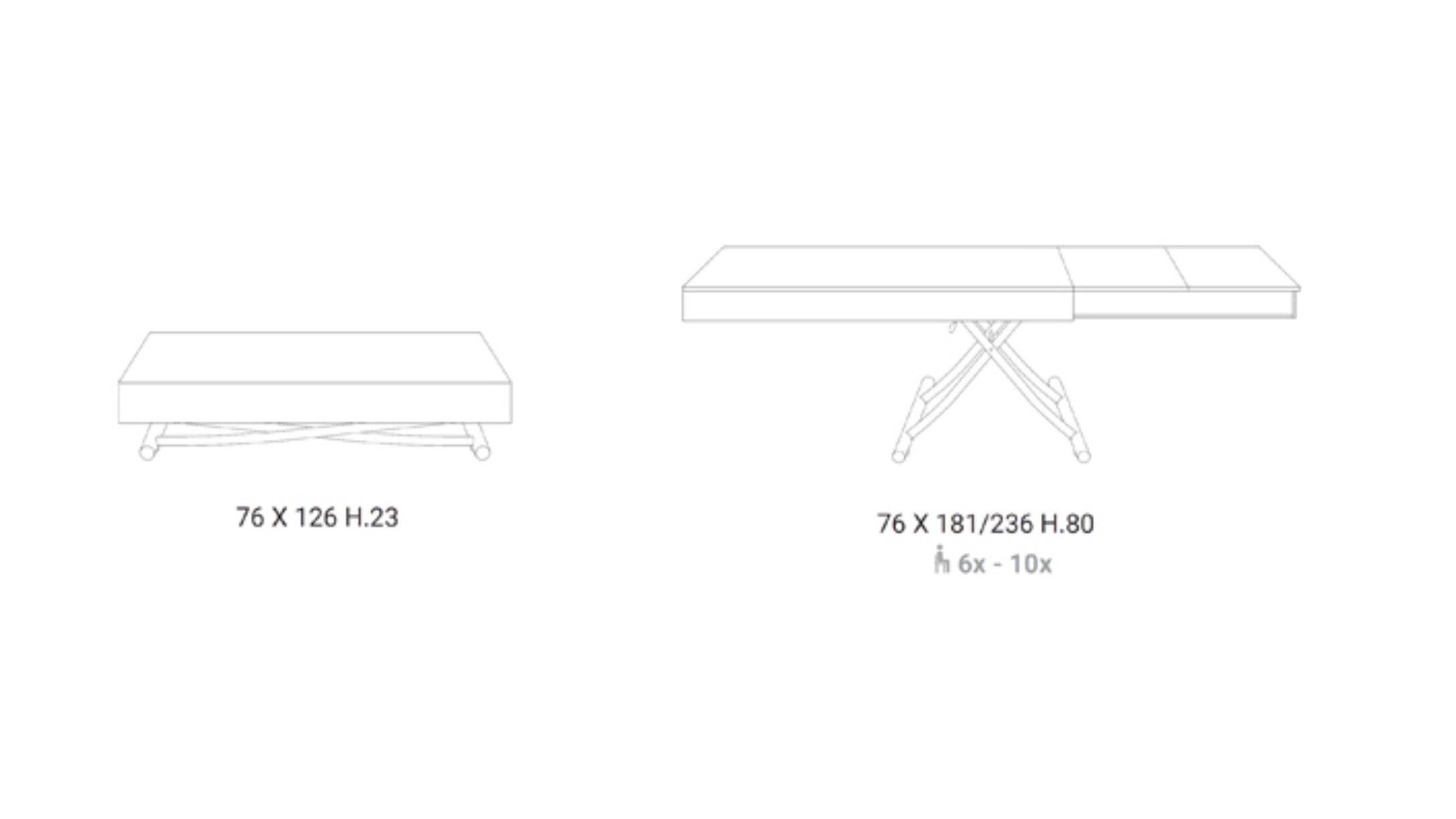 Newood, Coffee to dining table - Bonbon Compact Living