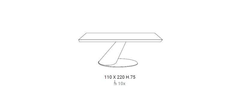 Thor Fisso, Dining table - Bonbon Compact Living