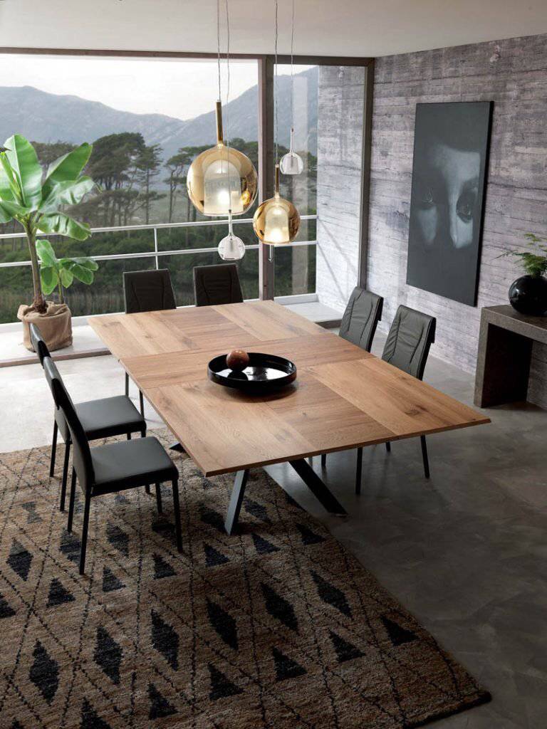 4X4 dining table, Extendable dining table - Bonbon Compact Living