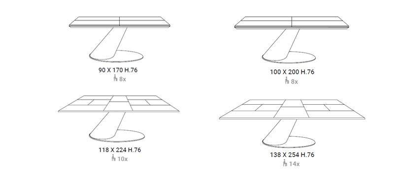 Thor, Extendable dining table - Bonbon Compact Living